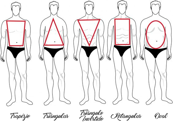 Os 5 principais tipos de corpo masculino